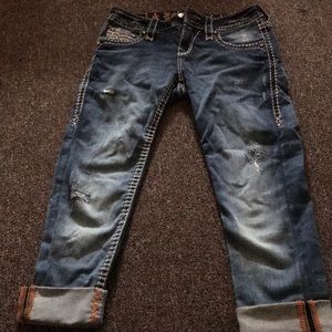 Rock Revival Capri Jeans